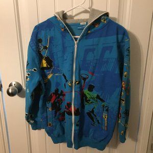 Vintage 90's Boy's Paco Basketball Hoodie Large